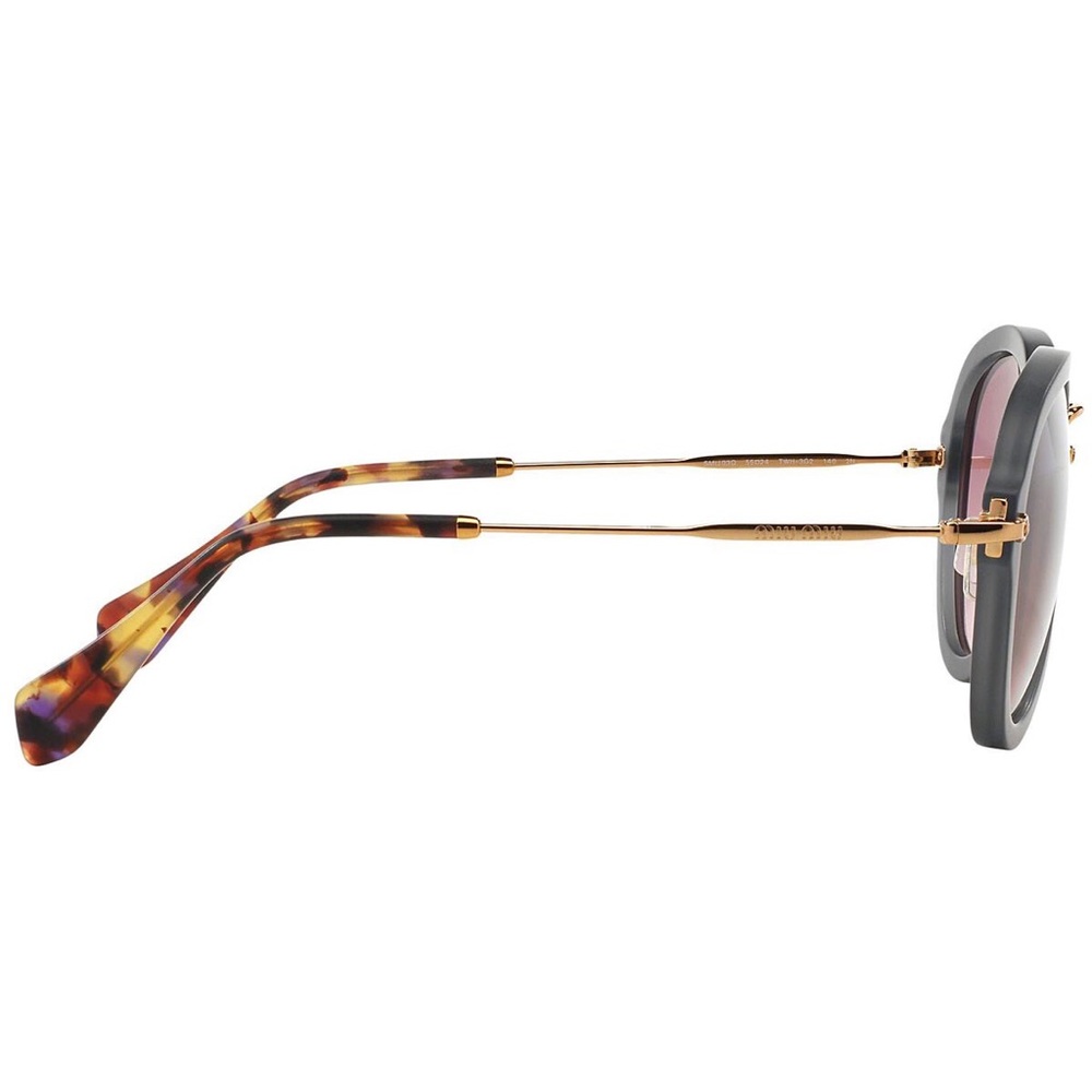 Miu Miu Pilot Aviator Sunglasses MU03QS-TWH3G2 - Picture 6 of 7